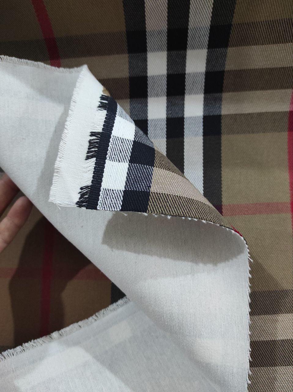 %100 Cotton Fabric Tartan YARD  , plaid   Fabric , Cotton fabric , Woven fabric